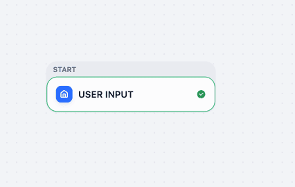 Start Node - User Input