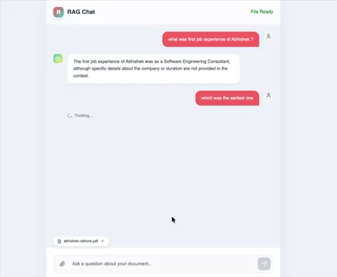 RAG NextJS + Supabase chat working demo